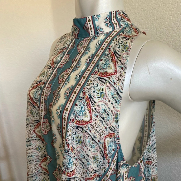 Intimately Free People Mock Neck Slip Dress Boho Large - Picture 10 of 13